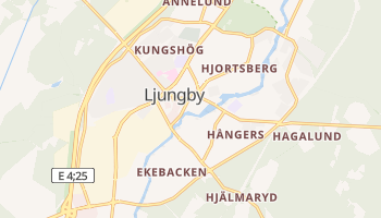Ljungby - szczegółowa mapa Google