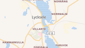 Lycksele - szczegółowa mapa Google