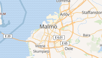 Malmö - szczegółowa mapa Google