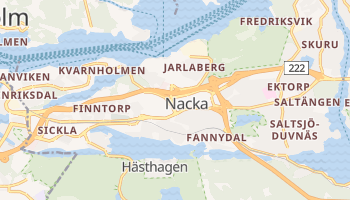 Nacka - szczegółowa mapa Google