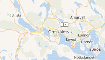 Örnsköldsvik - szczegółowa mapa Google
