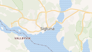 Sigtuna - szczegółowa mapa Google