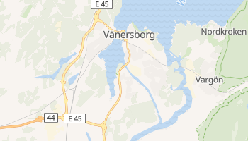 Gmina Vänersborg - szczegółowa mapa Google
