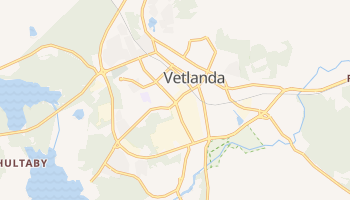 Vetlanda - szczegółowa mapa Google