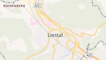 Liestal - szczegółowa mapa Google