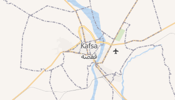 Kafsa - szczegółowa mapa Google