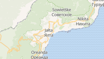 Jałta - szczegółowa mapa Google