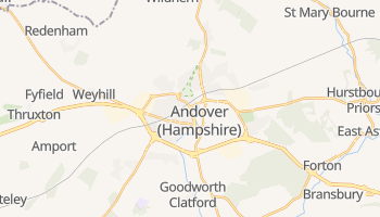 Andover - szczegółowa mapa Google