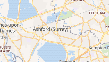Ashford - szczegółowa mapa Google