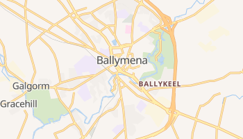 Ballymena - szczegółowa mapa Google
