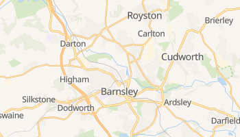 Barnsley - szczegółowa mapa Google
