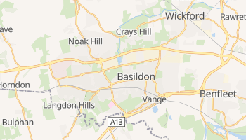Basildon - szczegółowa mapa Google