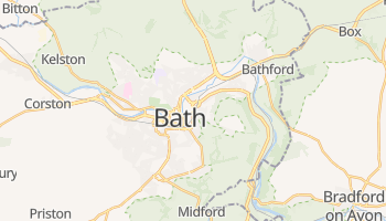 Bath - szczegółowa mapa Google