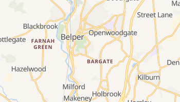Belper - szczegółowa mapa Google