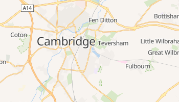 Cambridge - szczegółowa mapa Google