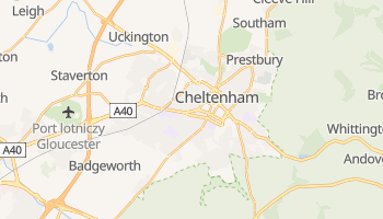 Cheltenham - szczegółowa mapa Google