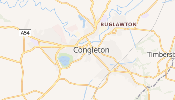 Congleton - szczegółowa mapa Google