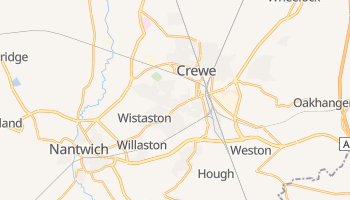 Crewe - szczegółowa mapa Google