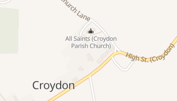 Croydon - szczegółowa mapa Google