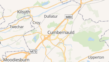 Cumbernauld - szczegółowa mapa Google