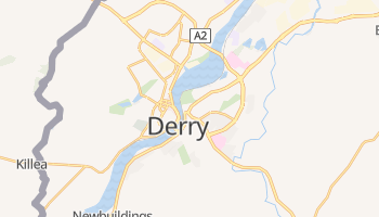 Derry - szczegółowa mapa Google