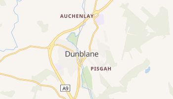 Dunblane - szczegółowa mapa Google
