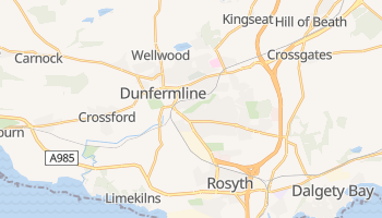 Dunfermline - szczegółowa mapa Google