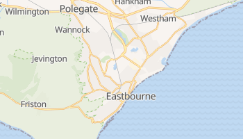 Eastbourne - szczegółowa mapa Google