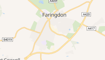 Faringdon - szczegółowa mapa Google