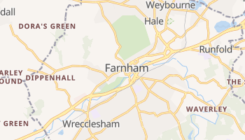Farnham - szczegółowa mapa Google