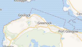 Greenock - szczegółowa mapa Google