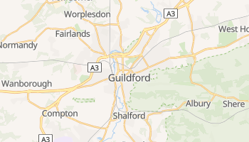 Guilford - szczegółowa mapa Google