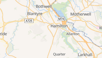 Hamilton - szczegółowa mapa Google