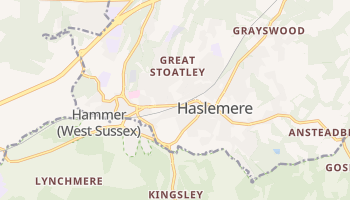Haslemere - szczegółowa mapa Google