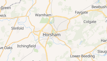 Horsham - szczegółowa mapa Google
