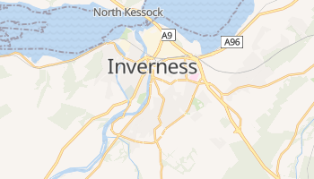 Inverness - szczegółowa mapa Google