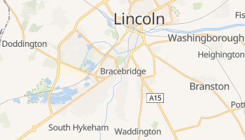 Lincoln - szczegółowa mapa Google