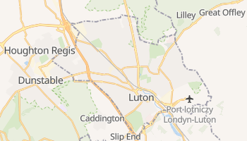 Luton - szczegółowa mapa Google