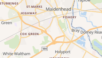 Maidenhead - szczegółowa mapa Google