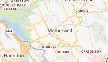 Motherwell - szczegółowa mapa Google