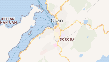 Oban - szczegółowa mapa Google