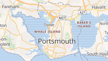 Portsmouth - szczegółowa mapa Google