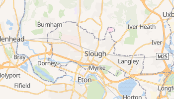 Slough - szczegółowa mapa Google