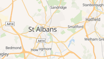 Saint Albans - szczegółowa mapa Google
