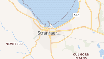 Stranraer - szczegółowa mapa Google