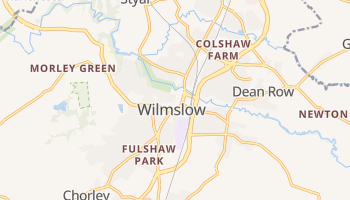 Wilmslow - szczegółowa mapa Google