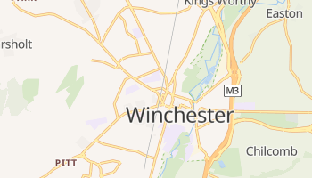 Winchester - szczegółowa mapa Google