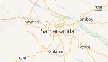 Samarkanda - szczegółowa mapa Google