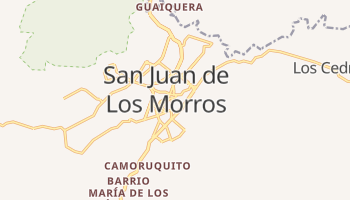 San Juan de Los Morros - szczegółowa mapa Google