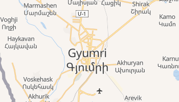 Mapa online de Gyumri para viajantes